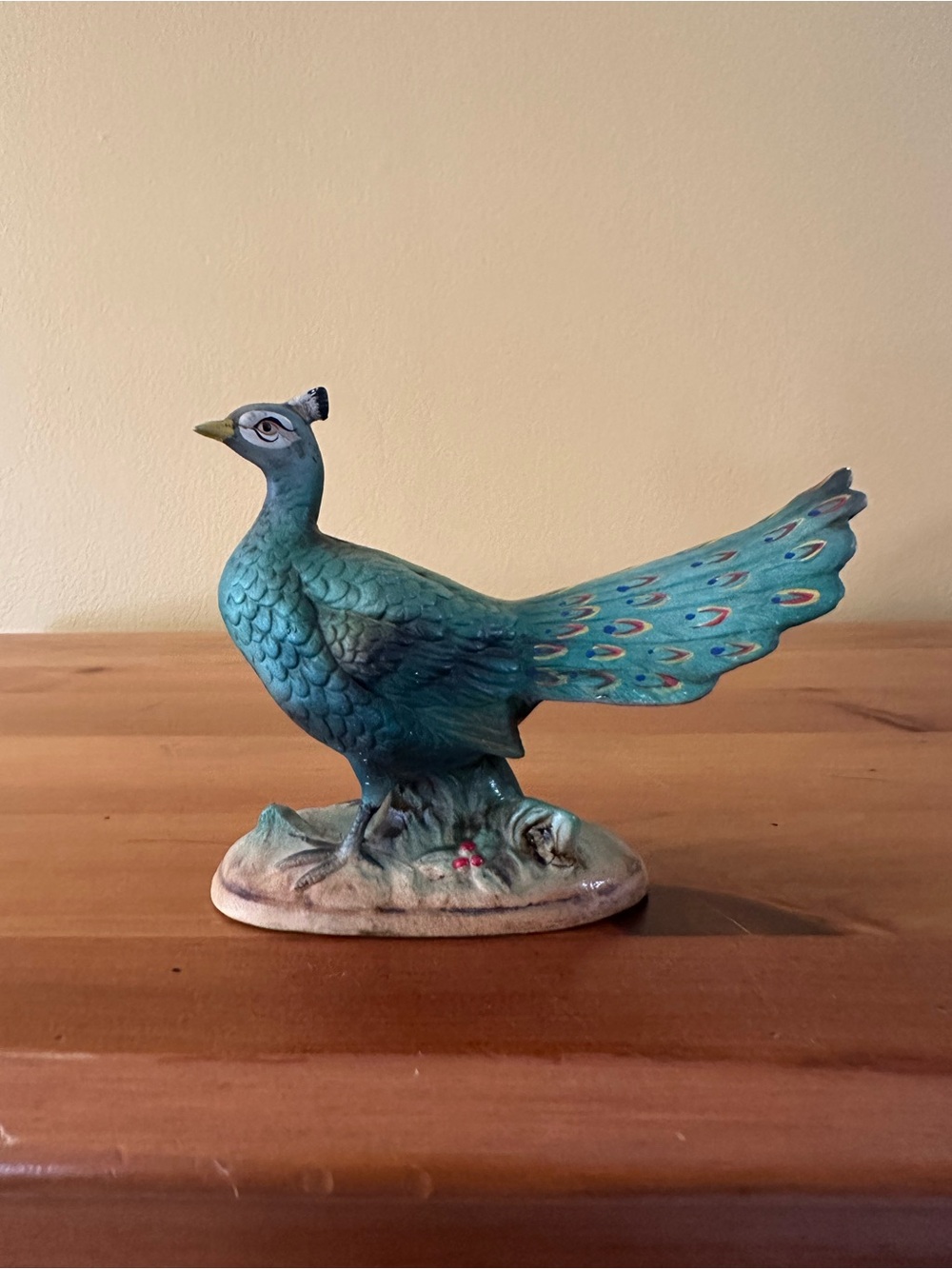 Napco Ceramic Peacock